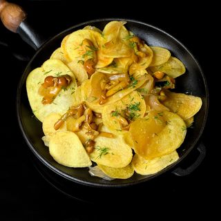 Картопля по-домашньому з опеньками (150г)