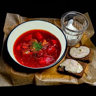 Борщ по-домашньому