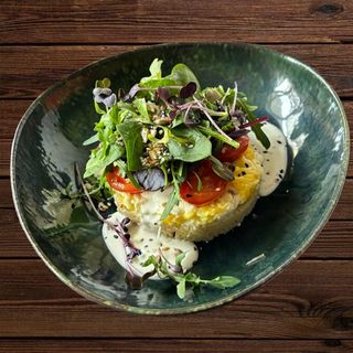 Скрамбл з кускусом