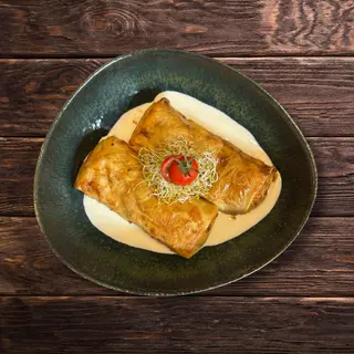 Креп з куркою та грибами