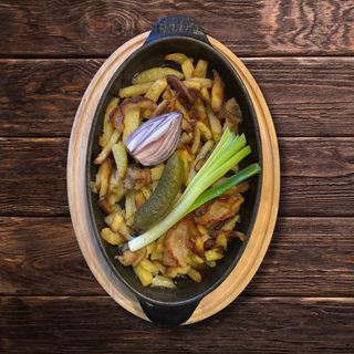 Картопля смажена зі салом, 320 г