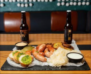 Дошка Сopper з ковбасками (700/400/400г)