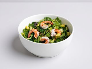 Салат з креветками 