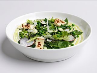 Салат з халумі