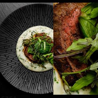 Стейк Філе міньйон з соусом деміглас