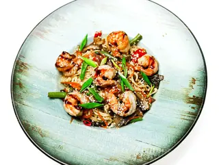 Рамен з тигровими креветками(330г)