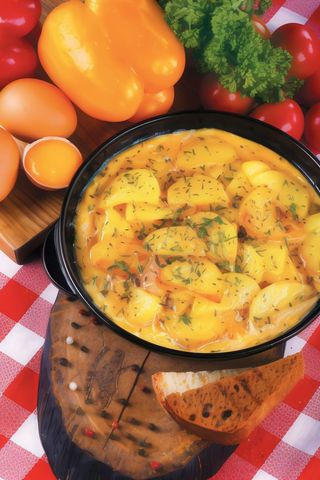 Картопля смажена з яйцем (250г)