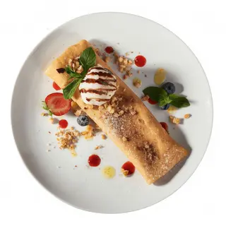 Млинці З нутелою, горіхами (120/30г)