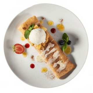 Млинці З яблуками по-віденськи (195/30г)