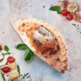Кальцоне з куркою, смаженими грибами, помідорами (360г)