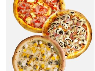 КОМБО 3х30 Шинка та гриби+Суприм+5 сирів