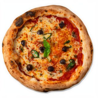 Піца з анчоусами та каперсами