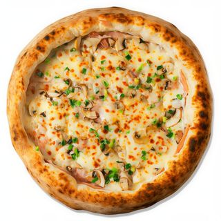 Піца з прошуто кото та грибами