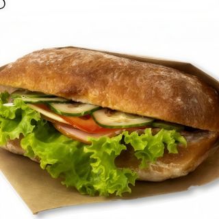 Чіабата з ковбасками 