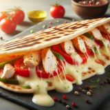 Гриль-лаваш З куркою, сиром і овочами