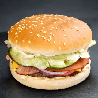 Бургер BBQ фреш 2 котлети