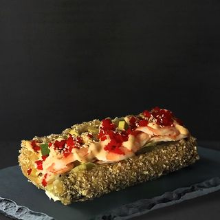 Хот дог з креветкою