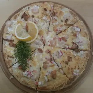 Пiца з морепродуктами велика