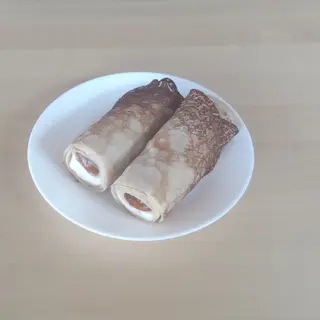 Млинці з абрикосовим джемом (200г)
