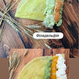 Сет з 2-х млинців: Різдвяний + Філадельфія