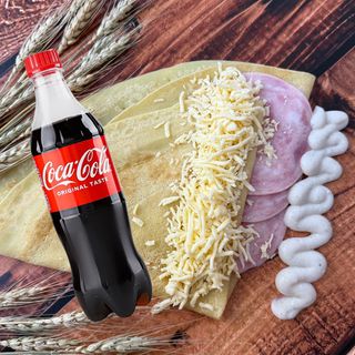 Сир та шинка + Кока кола