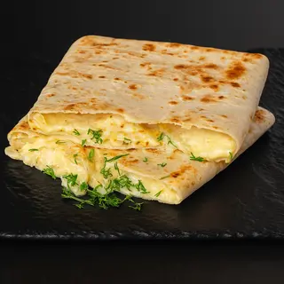 Гриль-лаваш З сиром і зеленню
