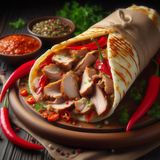 Шаурма з шашликом зі свинини