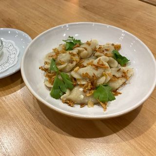 Закарпатські з білими грибами, свининою та картоплею