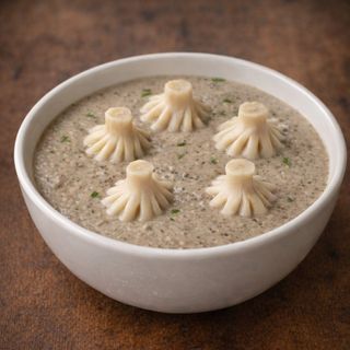 Грибний крем-суп з міні хінкалями 350 g