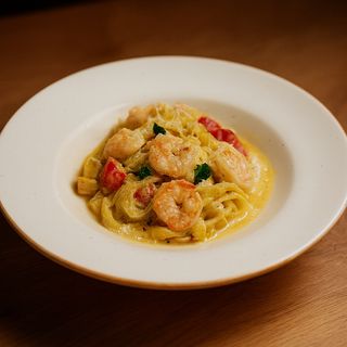 Паста з тигровими креветками (230г)