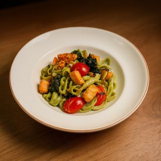 ОНОВЛЕНА - Паста з лососем та шпинатом (290г)