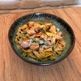 Паста з лососем та шпинатом (290г)