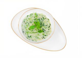 Вівсянка моцарелою та шпинатом (250г)