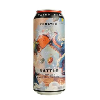 Пиво темне безалкогольне нефільтроване "BATTLE" 0,5L