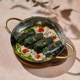 Голубці з рваною свининою та грибним соусом(260)