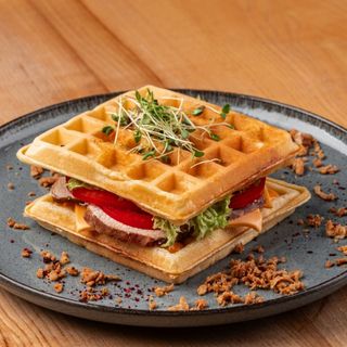 Вафлі Бельгійські з куркою