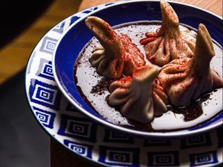 Хінкалі з вишнею (4шт)