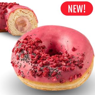 Пончик Донат з малиновою начинкою (70 г)