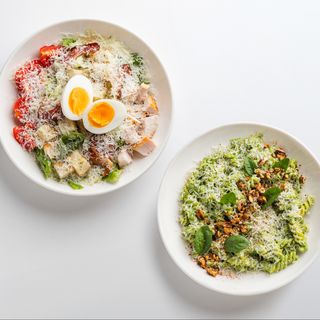 Цезар + паста Зелена