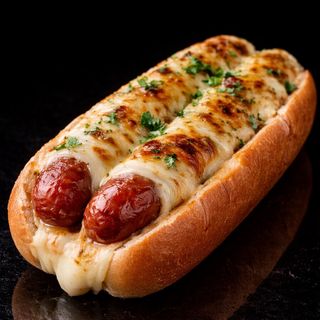 Хот-дог з Сулугуні в булочці 