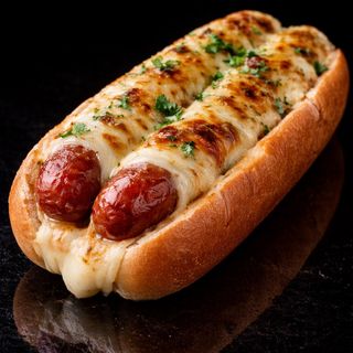 Хот-дог подвійний в булочці 