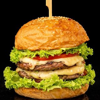 Чизбургер подвійний курячий