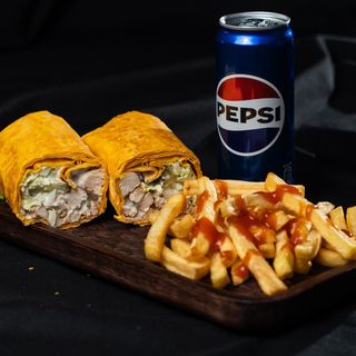-30% Комбо шаурма стандартна + маленька фрі PEPSI На вибір