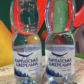 Карпатська джерельна сильно газована вода 0,5