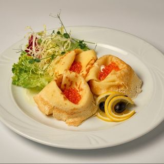 Млинчики з ікрою (150/30/10г)