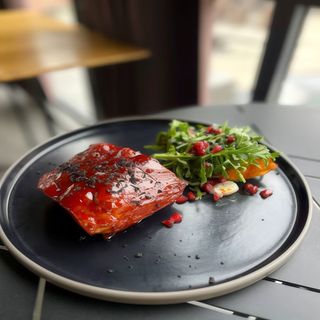 Свинні ребра з бататом. ( 430 г )