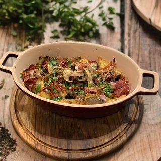 Картопля по-креольськи з беконом (325г)