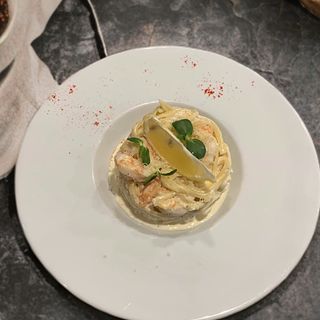 Паста з тигровими креветками (340г)