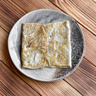 Млинець з беконом та сиром