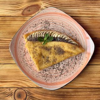 Млинець з бананом та шоколадом (160)